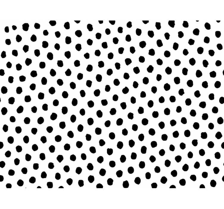 Tapeta psy czarno-biała dalmatynka - TenStickers