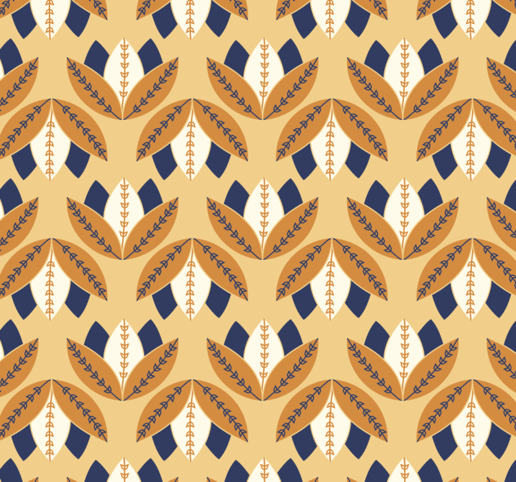 Tapeta w geometrycznym stylu - TenStickers