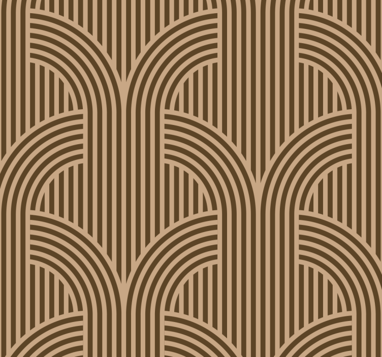 Tapeta do salonu nowoczesna dekoracja iluzja - TenStickers