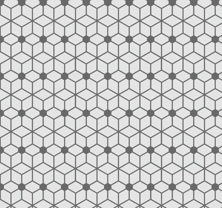 Tapeta do łazienki Szara mozaika - TenStickers