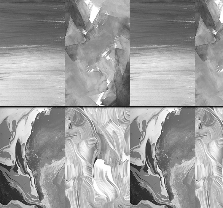 Tapeta abstrakcyjna pochmurne popołudnie - TenStickers