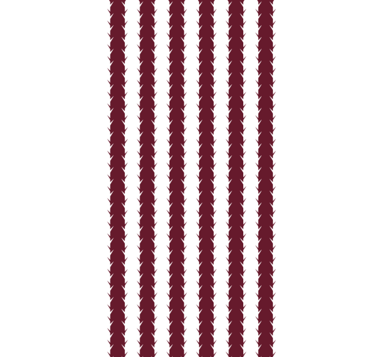 Tapeta do salonu geometryczny wzór liścia - TenStickers