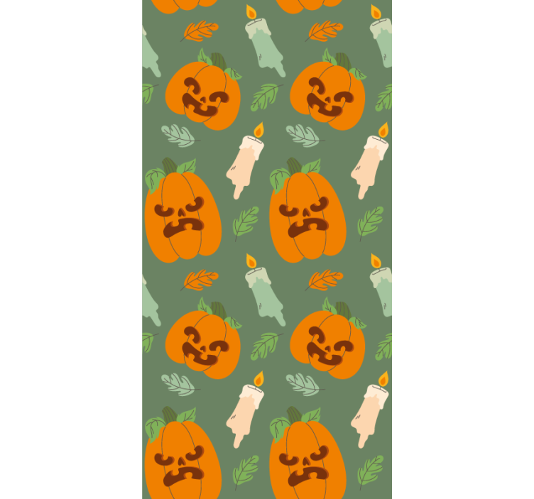 Tapeta Halloween Dynie - TenStickers