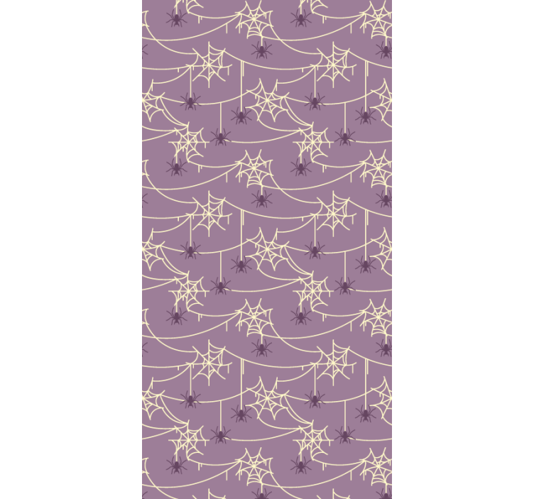 Tapeta Halloween motyw pajęczej sieci - TenStickers
