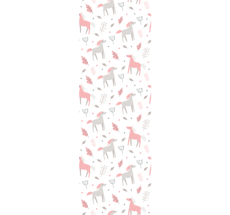 Tapeta zwierzęta pastelowy wzór fauny - TenStickers