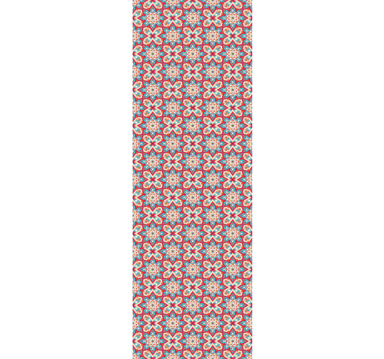 Tapeta kafelki wzór inspirowany płytkami - TenStickers