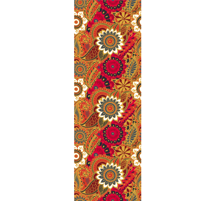 Tapeta ornament inspirowane mandalą - TenStickers