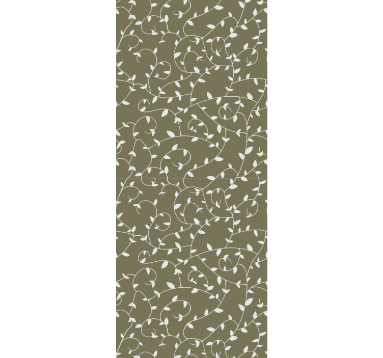 Tapeta ornament wiry botaniczne - TenStickers