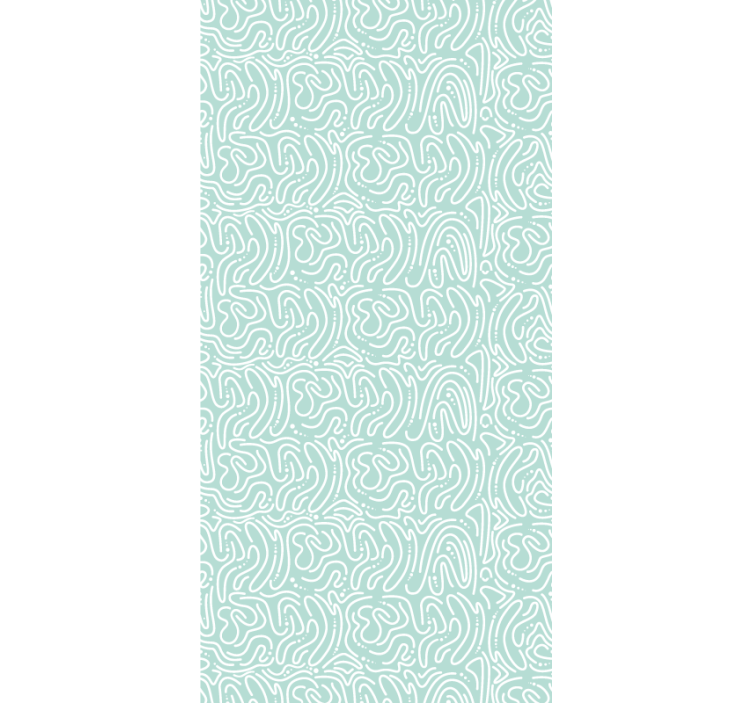 Tapeta abstrakcja zielony labirynt - TenStickers