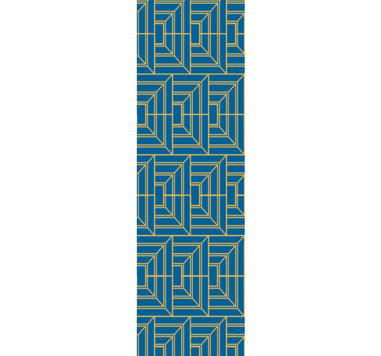 Tapeta geometrczyna labirynt kątowy - TenStickers