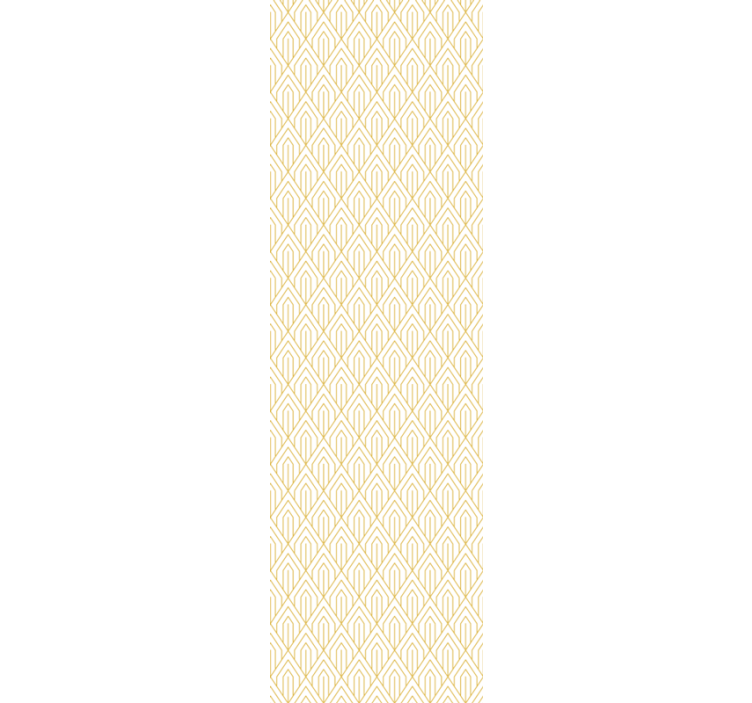 Tapeta Nowoczesna w kształcie żółtego diamentu - TenStickers