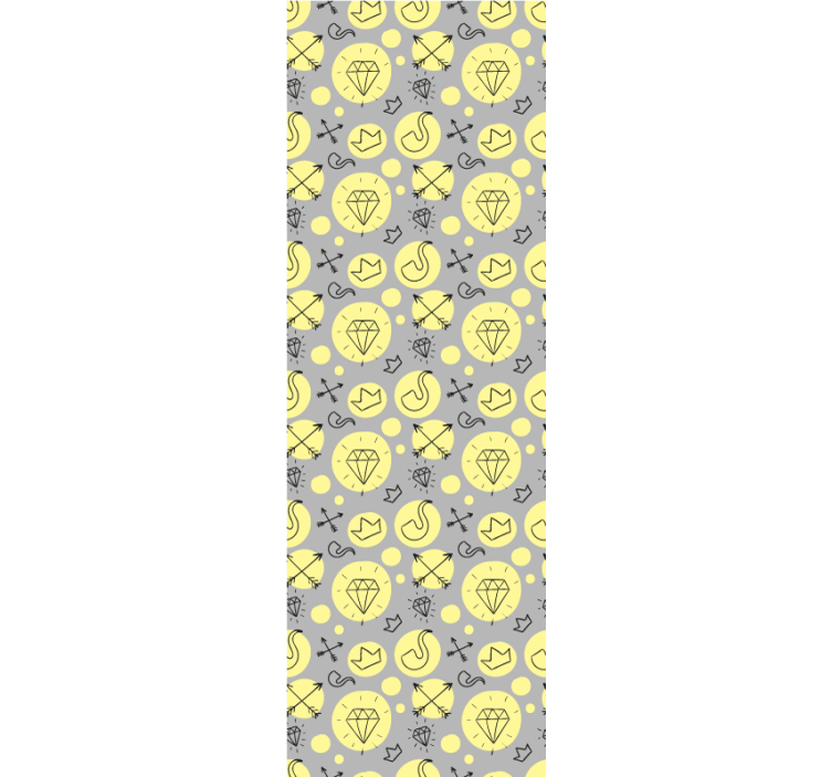 Tapeta sztuka doodle mieszają się symbole - TenStickers