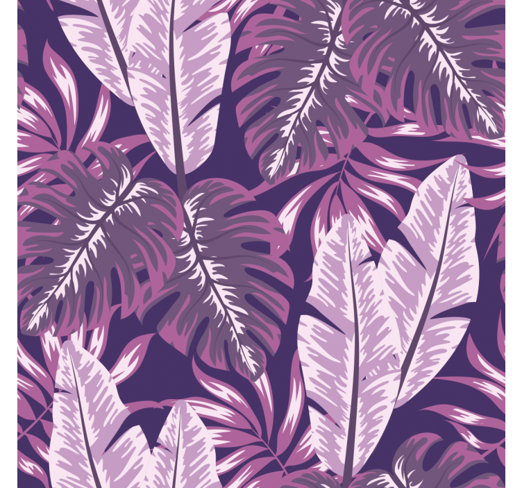 Tapeta kwiaty Fioletowy maranta - TenStickers