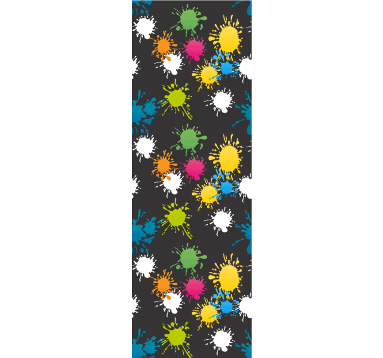 Tapeta abstrakcja wzory rozprysków - TenStickers