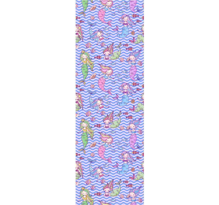 Tapeta dla dzieci obrazy syren - TenStickers