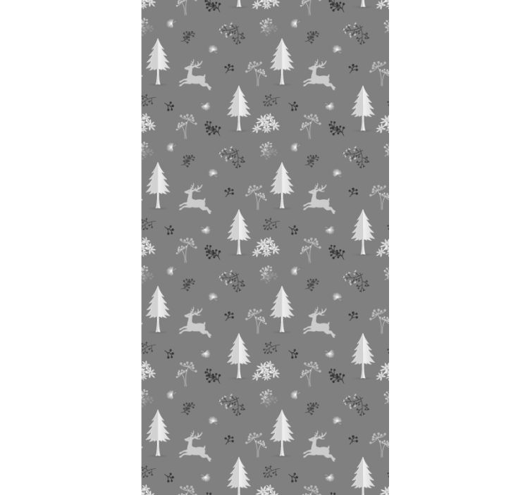 Tapeta Boże Narodzenie motyw zimowej scenerii - TenStickers