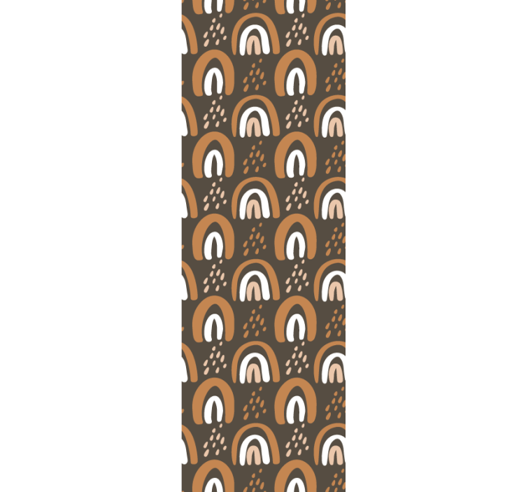 Tapeta geometrczyna motyw łuku geometrycznego - TenStickers