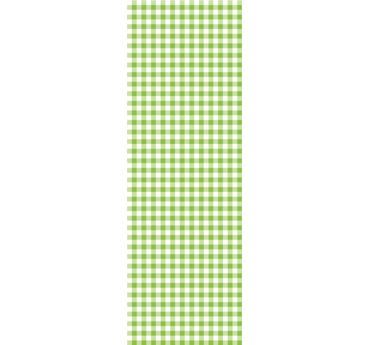 Tapeta do jadalni wzór w kratkę - TenStickers