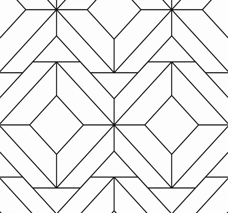 Tapeta geometrczyna wystrój linii geometrycznych - TenStickers