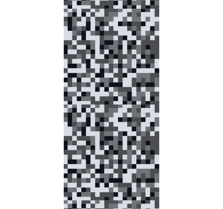 Tapeta abstrakcja pikselacja geometryczna - TenStickers