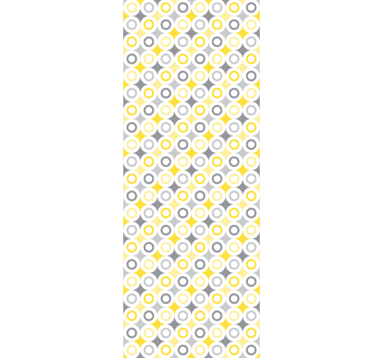 Tapeta kółka i i kropki okrągły wzór - TenStickers