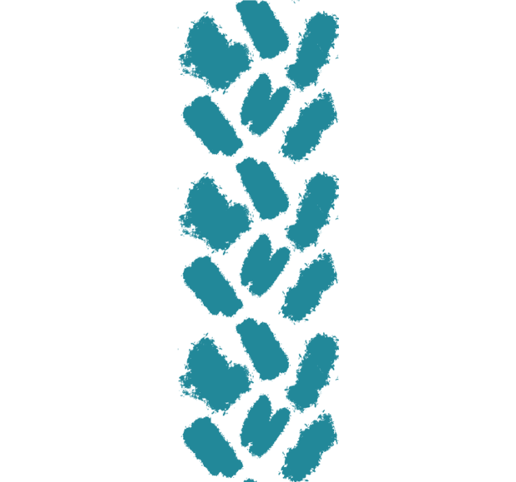 Tapeta sztuka Turkusowa farba - TenStickers