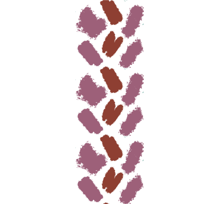 Tapeta abstrakcja brązowe pociągnięcia pędzlem - TenStickers