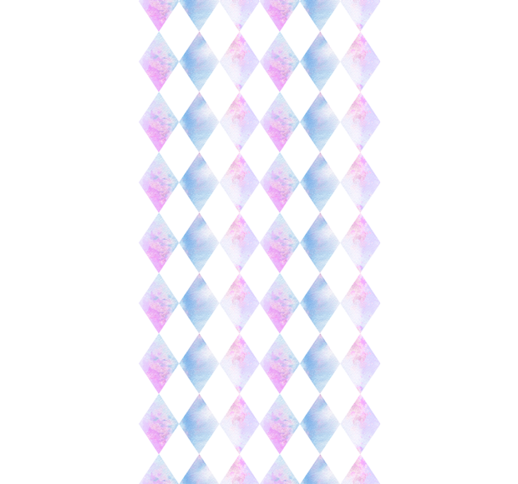 Tapeta kwadraty geometryczny arlekin - TenStickers