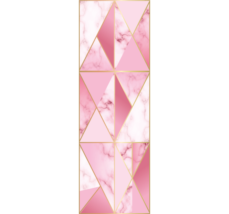 Tapeta geometrczyna geometryczny wzór marmuru - TenStickers