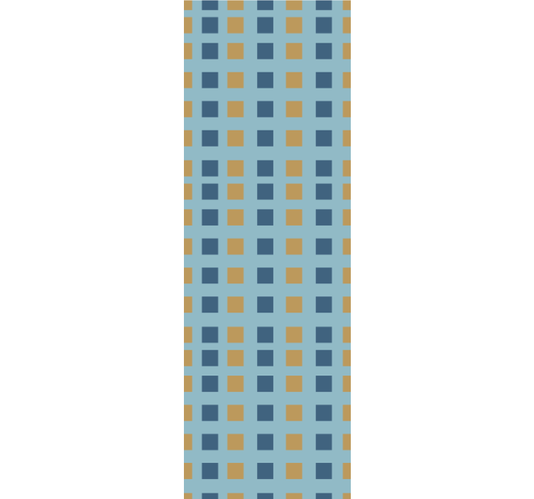 Tapeta kwadraty geometryczna siatka kwadratowa - TenStickers