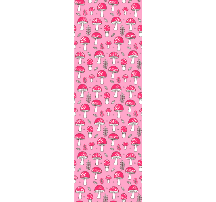 Tapeta sztuka wzory grzybowe - TenStickers