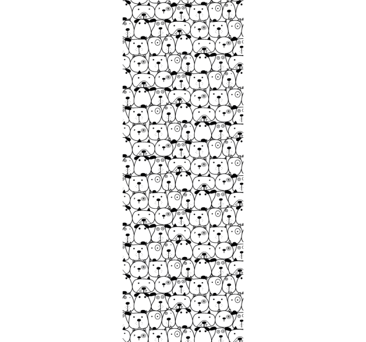 Tapeta koty naszkicowane koty - TenStickers