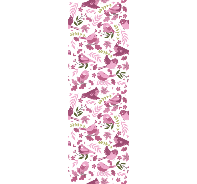 Tapeta ptaki ilustracja ptaka - TenStickers