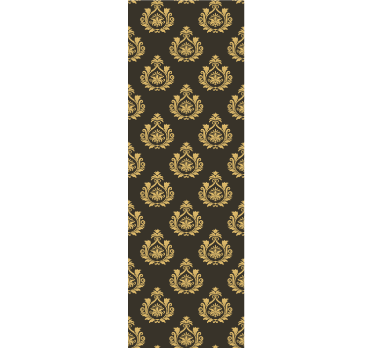 Tapeta barok ozdobny motyw liści - TenStickers