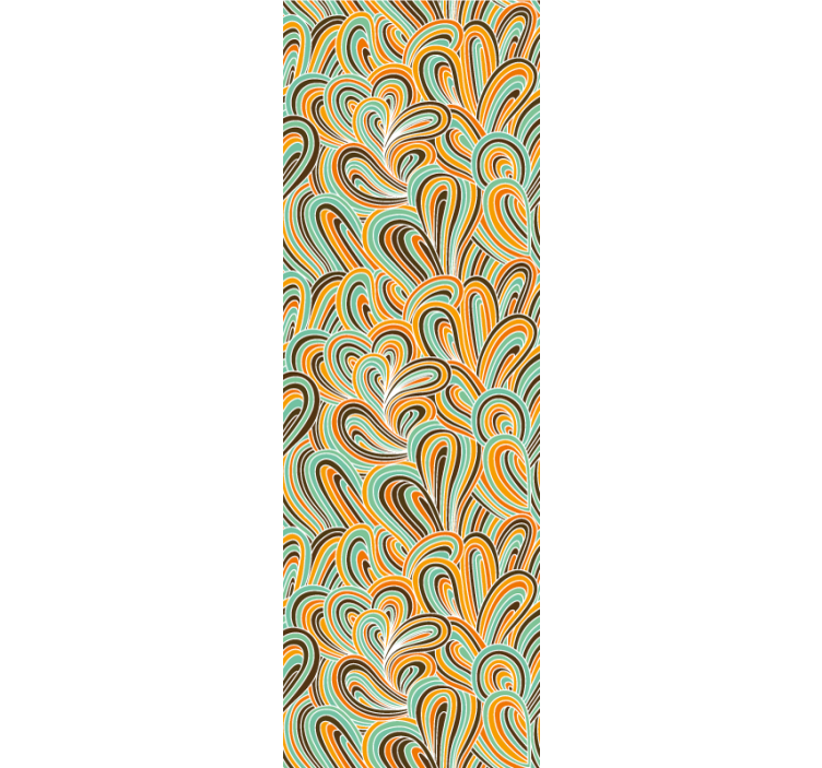 Tapeta abstrakcja wirujący motyw - TenStickers