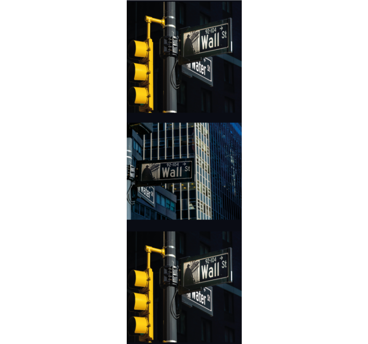 Tapeta miasto skrzyżowanie miejskie - TenStickers