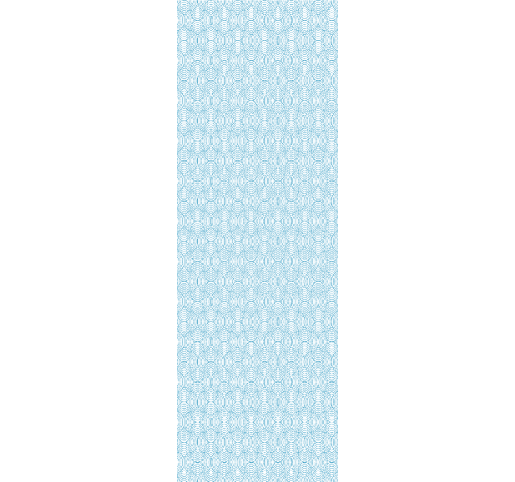 Tapeta geometrczyna wzór fal - TenStickers