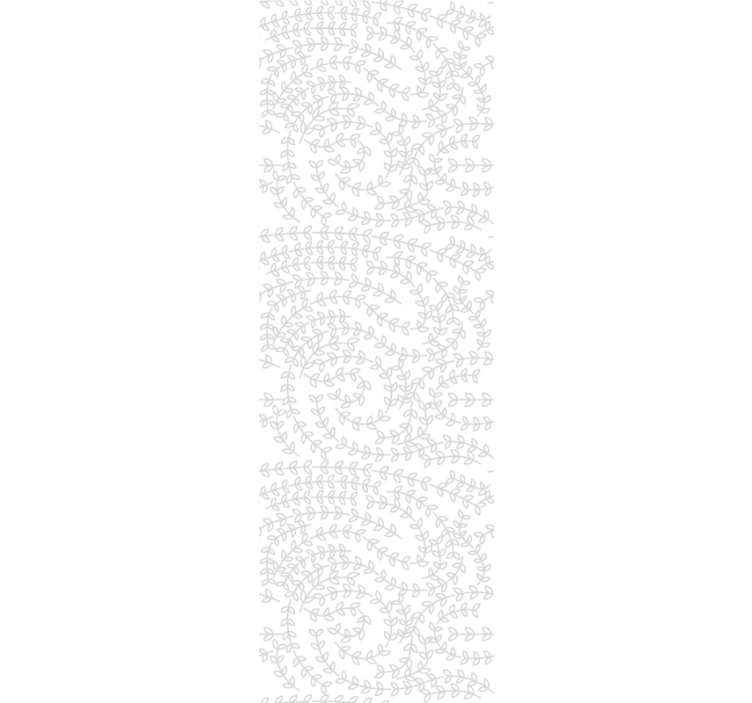 Tapeta liście skomplikowane wzory linii - TenStickers