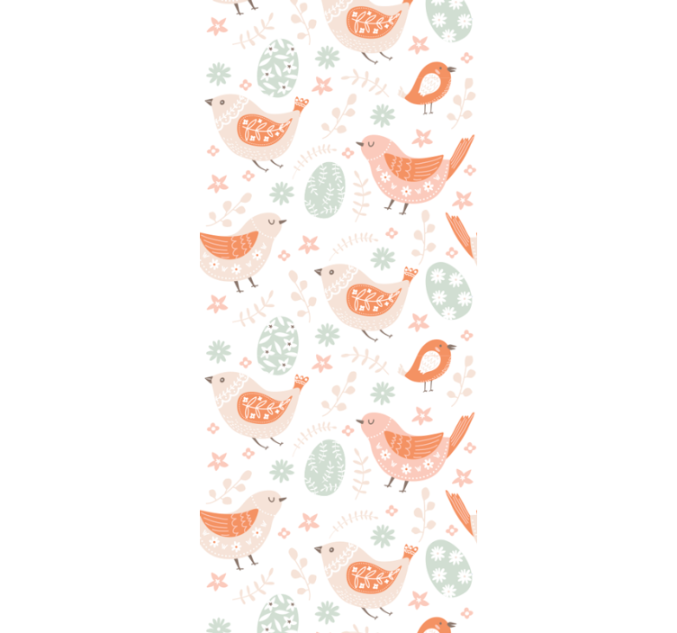 Tapeta ptaki czas na safari - TenStickers