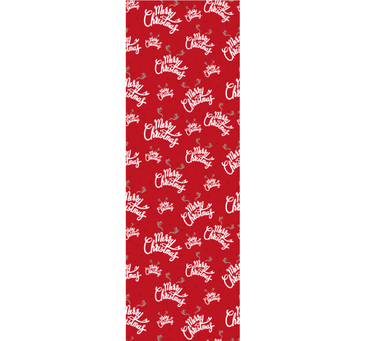 Tapeta Boże Narodzenie świąteczny motyw pisma - TenStickers