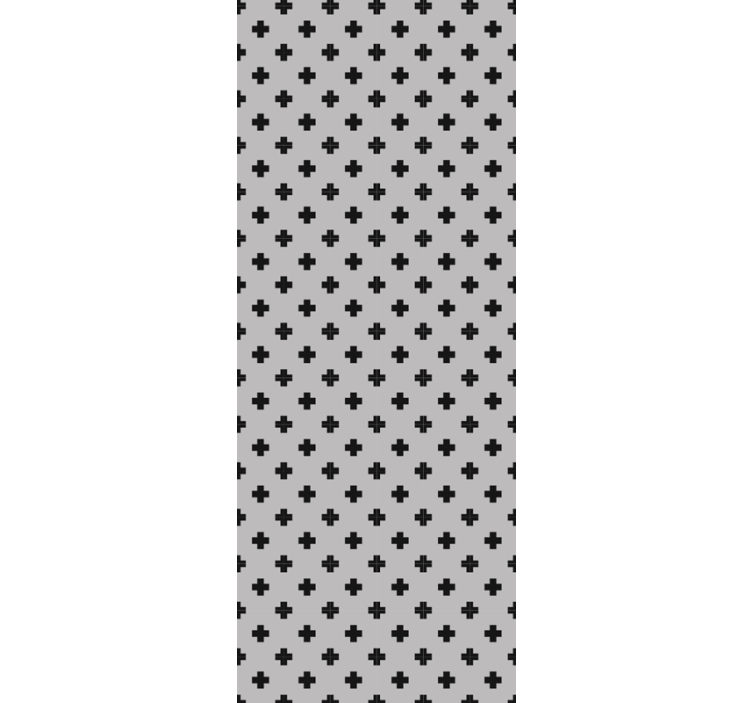 Tapety geometryczne wzór krzyża - TenStickers