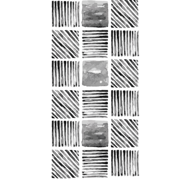 Tapeta geometrczyna abstrakcyjne bloki geometryczne - TenStickers