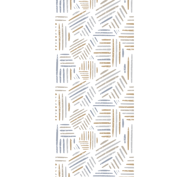 Tapeta geometrczyna abstrakcyjny wzór liniowy - TenStickers