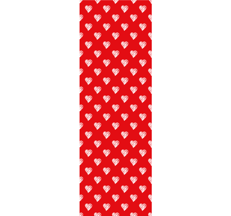 Tapeta ornament projekt wzoru serca - TenStickers