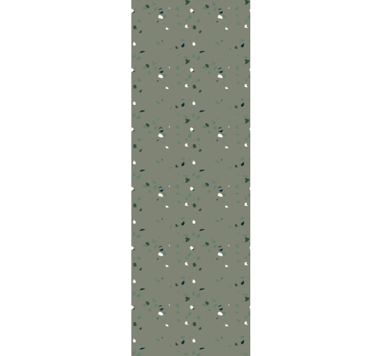 Tapeta liście konfetti botaniczne - TenStickers