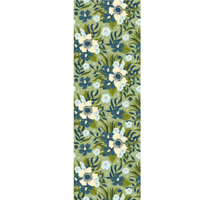 Tapeta kwiaty kwiatowy spokój - TenStickers