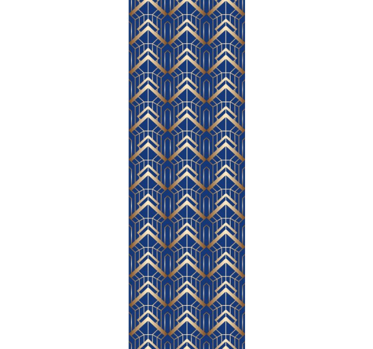 Tapeta geometrczyna geometryczny grot strzałki - TenStickers