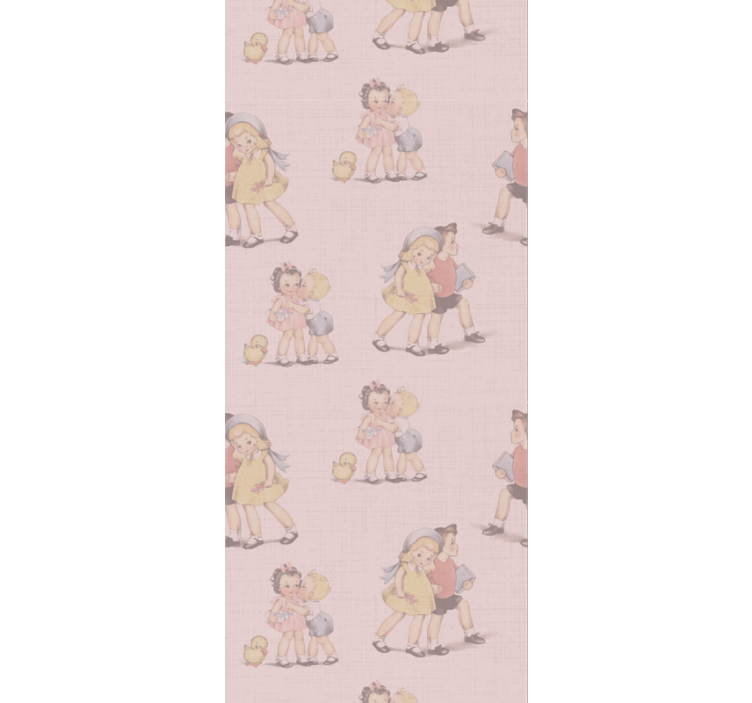 Tapeta dla dzieci urocze dzieciństwo - TenStickers