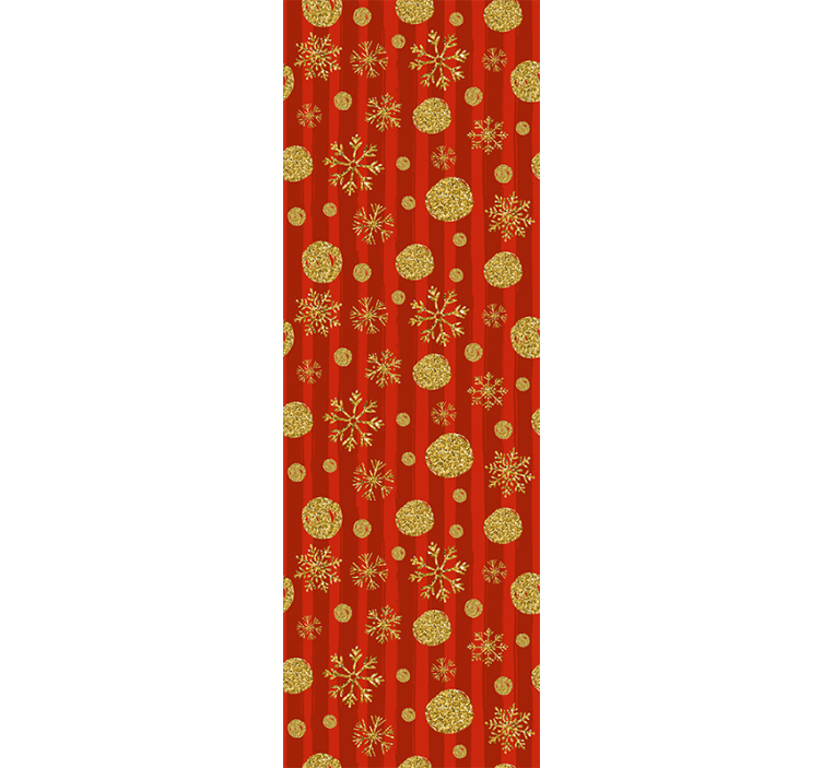 Tapeta Boże Narodzenie świąteczne ozdoby z brokatu - TenStickers