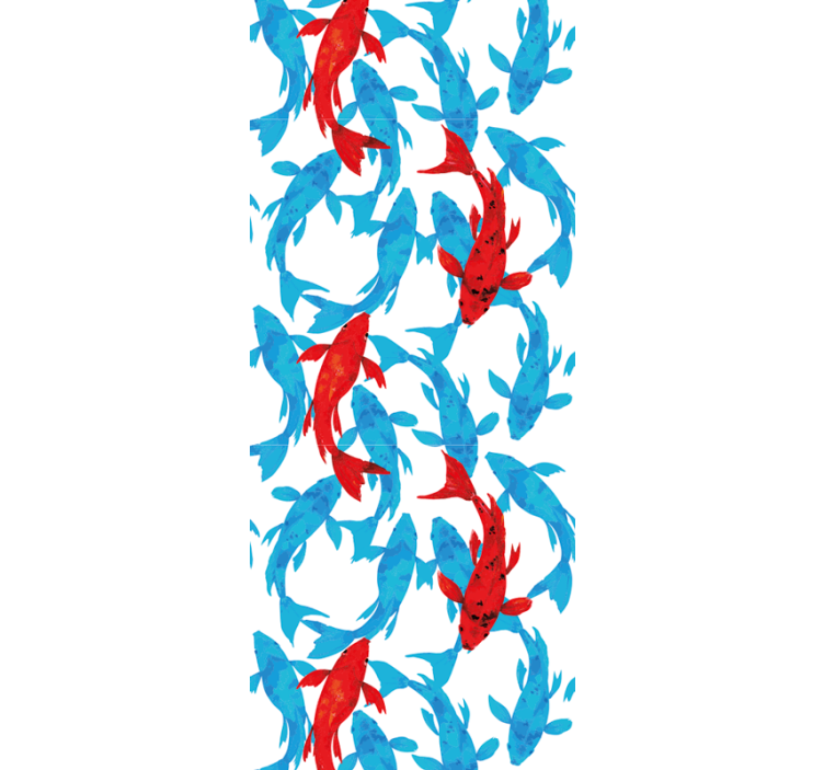 Tapeta ryby taniec wodny - TenStickers